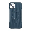 X-Doria Raptic Clutch MagSafe - Biodegradable case for iPhone 14 Plus (Drop-Tested 3m) (Marine Blue)