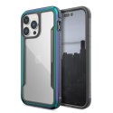 X-Doria Raptic Shield - Aluminum Case for iPhone 14 Pro Max (Drop-Tested 3m) (Iridescent)