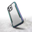 X-Doria Raptic Shield - Aluminum Case for iPhone 14 Pro Max (Drop-Tested 3m) (Iridescent)