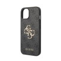 Guess 4G Big Metal Logo - Case for iPhone 15 Case (Grey)