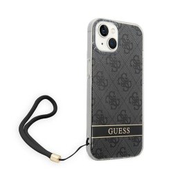 Guess 4G Print Cord - Case for iPhone 14 Plus (Black)
