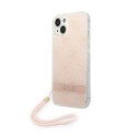 Guess 4G Print Cord - Case for iPhone 14 Plus (Pink)