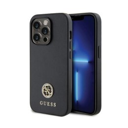 Guess 4G Strass Metal Logo - Case for iPhone 15 Pro (black)