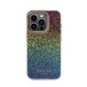 Guess IML Faceted Mirror Disco Iridescent - Case for iPhone 15 Pro (Iridescent)
