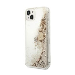 Guess Liquid Glitter Charms - Case for iPhone 14 (Gold)