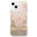 Guess Liquid Glitter Paisley - Case for iPhone 14 Plus(gold)