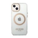 Guess Metal Outline MagSafe - Case for iPhone 14 (Clear)