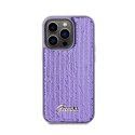 Guess Sequin Script Metal - Case for iPhone 15 Pro (Purple)