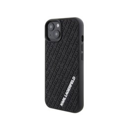 Karl Lagerfeld 3D Rubber Multi Logo - Case for iPhone 15 (black)