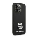 Karl Lagerfeld Choupette Body - Case for iPhone 14 Pro Max (Black)