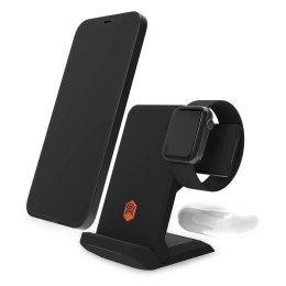 STM ChargeTree Go 3-in-1 Charging Station for Phone, AirPods, Apple Watch - Black