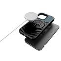 STM Reawaken Ripple MagSafe - Anti-stress case for iPhone 15 Pro Max (Black / Atlantic)