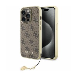 Guess 4G Charms Collection - iPhone 15 Pro Max Case (brown)