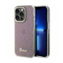 Guess IML Faceted Mirror Disco Iridescent - iPhone 15 Pro Max Case (pink)
