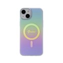 Guess IML Iridescent MagSafe - iPhone 15 Case (Purple)