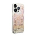 Guess Liquid Glitter Paisley - Case for iPhone 14 Pro Max (gold)