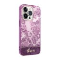 Guess Porcelain Collection - Case for iPhone 14 Pro (Fuchsia)