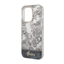 Guess Porcelain Collection - Case for iPhone 14 Pro Max (Grey)