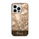 Guess Porcelain Collection - Case for iPhone 14 Pro Max (Ochre)