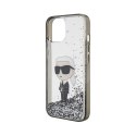 Karl Lagerfeld Liquid Glitter Ikonik - iPhone 15 Case (Transparent)