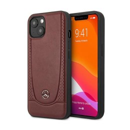 Mercedes Leather Urban Line - Case for iPhone 15 (red)