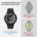 Spigen GLAS.TR EZ FIT 2-Pack - Tempered glass for Samsung Galaxy Watch 6 Classic 43 mm (2 pcs)