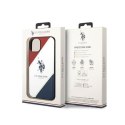 US Polo Assn Tricolor Embossed - Case for iPhone 14 Plus (White)