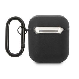 AMG Leather Big Logo - Case for Apple AirPods (Black)