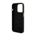 Guess Silicone Script Metal Logo & Frame - iPhone 15 Pro Max Case (black)