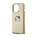 Hello Kitty Leather Kitty Head MagSafe - Case for iPhone 15 Pro (Gold)