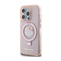 Hello Kitty Ring Stand Glitter Electrop Logo MagSafe - iPhone 15 Pro Case (pink)