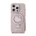 Hello Kitty Ring Stand Glitter Electrop Logo MagSafe - iPhone 15 Pro Case (pink)