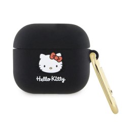 Hello Kitty Silicone 3D Kitty Head - Case for AirPods 3 (black)