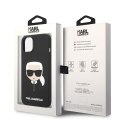 Karl Lagerfeld Silicone Ikonik Karl's Head MagSafe - Case for iPhone 14 Plus (Black)