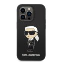 Karl Lagerfeld Silicone NFT Ikonik MagSafe - Case for iPhone 14 Pro Max (Black)