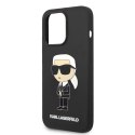 Karl Lagerfeld Silicone NFT Ikonik MagSafe - Case for iPhone 14 Pro Max (Black)