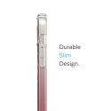 Speck Presidio Perfect-Clear + Ombre + MagSafe - Case for iPhone 15 Plus / 14 Plus with MICROBAN coating (Clear / Vintage Rose F