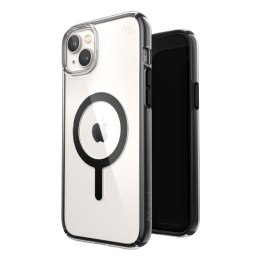 Speck Presidio Perfect-Clear with Impact Geometry + MagSafe - Case for iPhone 15 Plus / 14 Plus with MICROBAN coating (Clear / B