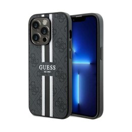 Guess 4G Printed Stripes MagSafe - iPhone 15 Pro Case (black)