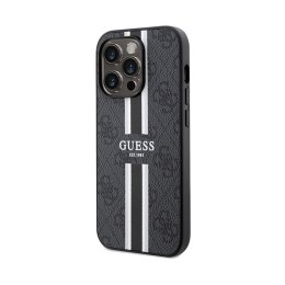 Guess 4G Printed Stripes MagSafe - iPhone 15 Pro Case (black)