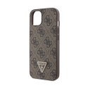 Guess Crossbody 4G Metal Logo - Case for iPhone 13 (brown)