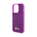 Guess Disco Metal Script - iPhone 14 Pro Max Case (Fuchsia)