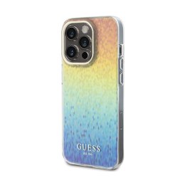 Guess IML Faceted Mirror Disco Iridescent - Case for iPhone 14 Pro (Iridescent)