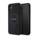 Guess Saffiano MagSafe - Case iPhone 11 (black)