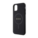 Guess Saffiano MagSafe - Case iPhone 11 (black)
