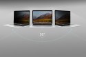 Moshi Umbra - Privacy screen protector for MacBook Air 13.6" M3 (2024) / M2 (2022) (Black frame)