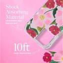 Rifle Paper Clear - Case decorated in gold for iPhone 14 Plus (Rose Garden)