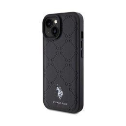 US Polo Assn Yoke Pattern - Case iPhone 15 (black)