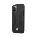 BMW Leather Perforate Sides - Case for iPhone 12 / iPhone 12 Pro (Black)