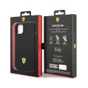 Ferrari Silicone Metal Logo - Case for iPhone 14 (Black)